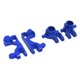 thumbnail image 4 of El traje de bloque C de la taza de dirección RC reemplaza el accesorio RC traxxas Sledge 1 / 10 RC car Blue por aleación de aluminio de alta resistencia., 4 of 10