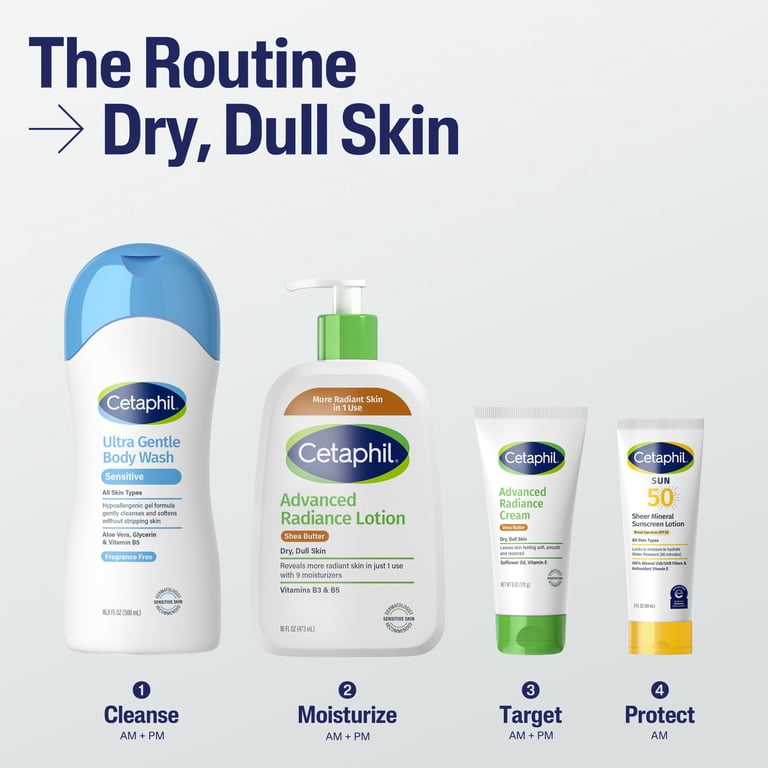 Cetaphil Advanced Radiance Body Lotion, Shea Butter photo 6