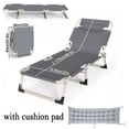 thumbnail image 2 of Sensch Steel 4-Position Adjustable and Portable Outdoor Chaise Lounge, 2 of 6
