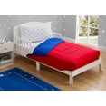 thumbnail image 4 of Delta Children 4-Piece Boys Toddler Bedding Set Collection | Includes: Fitted Sheet, Flat Top Sheet w/ Elastic Bottom, Fitted Comforter w/ Elastic Bottom, Pillowcase | All-American | Red, White, Blue, 4 of 5