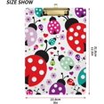thumbnail image 3 of GZHJMY Ladybug Clipboards Acrylic A4 Letter Size Clipboards with Metal Clip for Nurses, Students, Teachers, Classroom, Office, 3 of 7