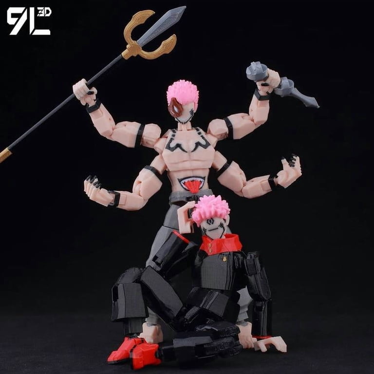 9L3D Lucky13 Gojo Sukuna Jujutsu Fushiguro Toji Gojo Satoru Action