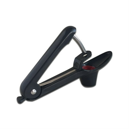 

Happon 1 Pack Cherry Pitter Tool Portable Cherry Olive Pitter Cherry Corer with Space-Saving Lock Design Suitable for Home Kitchen - Black