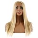 thumbnail image 4 of Hvxrjkn Blonde Wigs para Mujer, Peluca de Pelo Corto y Liso Rubio, Reemplazo de Pelo Suave, Mujeres Cortas con Flequillo y Rejilla, 4 of 9