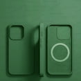 thumbnail image 3 of Funda magnética de silicona líquida original Magsafe para Apple iPhone 15, 14, 13, 12, 11 Pro Max, 14, 15 Plus, funda blanda con carga inalámbrica, 3 of 5