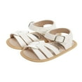 thumbnail image 1 of Baby Sandals Summer Baby Girls Solid Color Soft Sole Shoes, 1 of 6