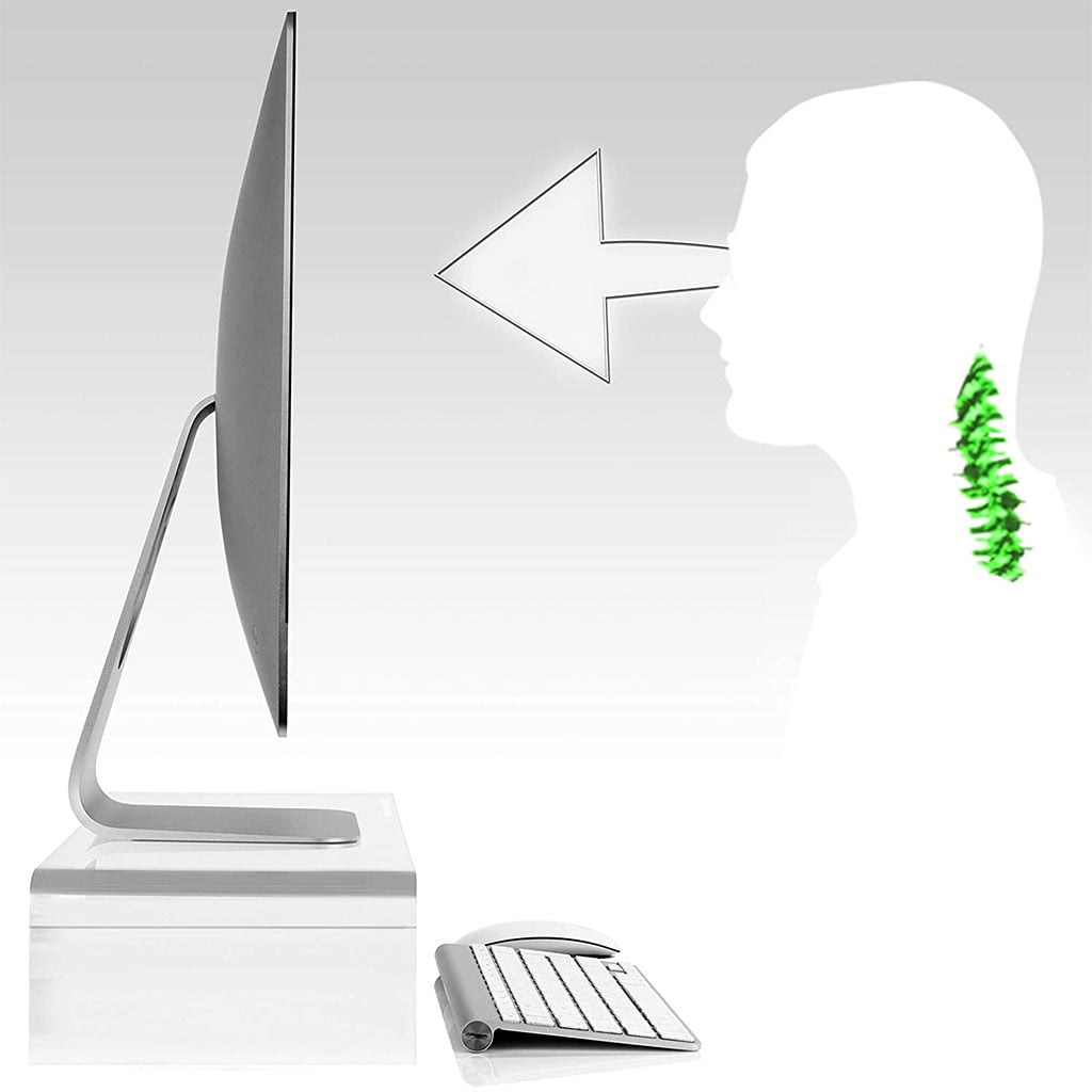 Acrylic Computer Monitor Stand for Home Business Desk