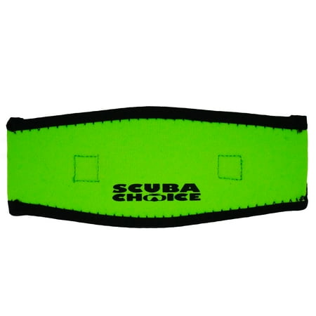neoprene scuba lime comfort strap choice mask