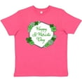 thumbnail image 3 of Inktastic Happy St. Patrick's Day Clovers Youth T-Shirt, 3 of 5