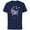 Navy, variant on Maleficent: Mistress of Evil Floral Horns - Short Sleeve Cotton T-Shirt for Adults - Customized-Black