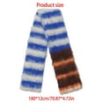 thumbnail image 3 of Weflink Striped Colorful Knit Scarf Soft Knitting Family Matching Winter Neck Accessory, 3 of 20