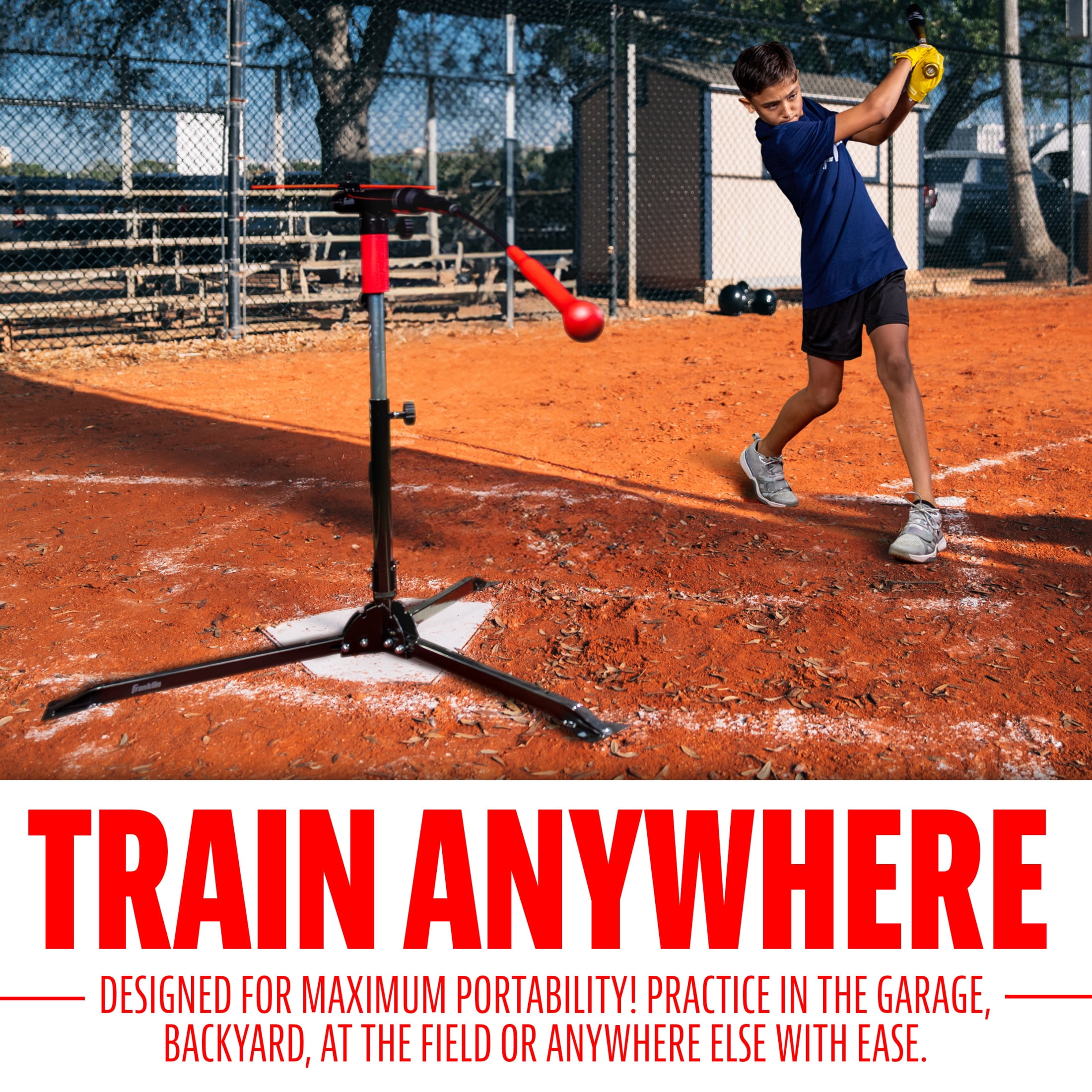 Franklin Sports Swing Station Baseball + Softball Hitting Trainer