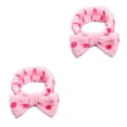 thumbnail image 4 of Qarigey Diademas Bowknot Stretch Head Band Hairband para de cara Pink rose punto rojo rosa rosa 2Conjunto, 4 of 6