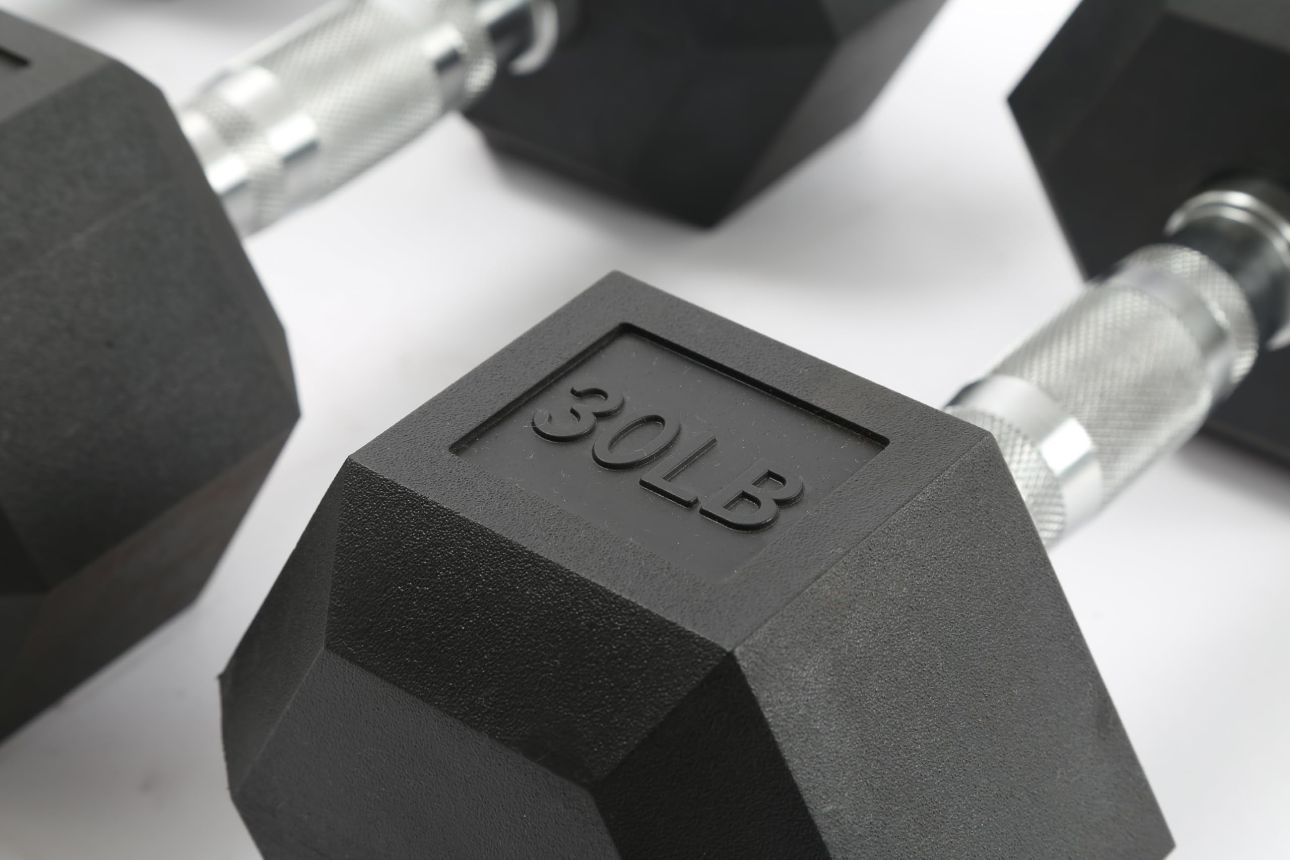 Kicctian Hex Dumbbell Set – Fixed Free Weights with Non-Slip Grip, Anti-Roll Design, Durable & Odorless – Ideal for Home Gym Strength Training, Hand Weights – 60 lbs Set (5LB x2, 10LB x2, 15LB x2)