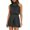 Black, variant on Aayomet Womens Jumpsuits Casual Romper Satin Sleeveless Elastic Waist Casual Short Jumpsuit Rompers (Green, S)