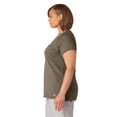 thumbnail image 4 of Dickies Women's Plus Cooling Short Sleeve Pocket T-Shirt, Military Green Heather, 3PS, 4 of 4