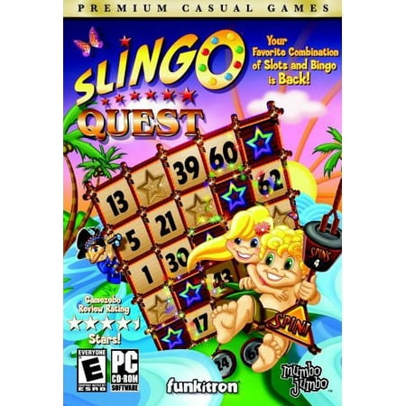 SLINGO QUEST PC & Mac CDRom - 60 levels of Slingo fun
