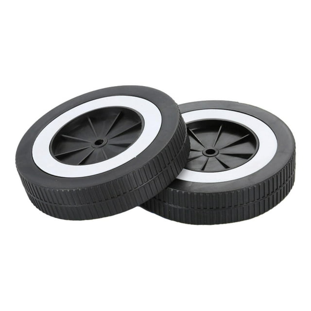 2 piezas de ruedas para parrilla, pieza de repuesto, rueda Universal práctica a prueba de arena, neumáticos para camiones de mano para Patio, cocina, DYNWAVEMX Rueda para parrillas de barbacoa