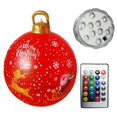 thumbnail image 1 of Bola de Navidad LED luminosa para decoración de interiores y exteriores, globo inflable de juguete, regalo de Navidad, 60cm, 1 of 4