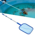 thumbnail image 3 of Pool Skimmer Net With Pole Fine Mesh, Pool Cleaning Tools Pool Skimmer Net Leaf Rake Swimming Pool Cleaner Supplies With 3-section Telescopic Pole Scoop Net, 3 of 8