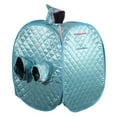 thumbnail image 3 of Tienda de campaña portátil para Sauna perfecl Doble cremallera cuerpo completo Azul, 3 of 8