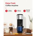 thumbnail image 2 of Single Serve Coffee Maker, 14oz Compact Coffee Machine with Auto Shut-Off, Reusable Filter for Ground Coffee, Home, Kitchen, Travel - CM8104, 2 of 7