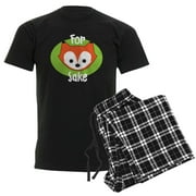 CafePress - For Fox Sake Men's Dark Pajamas - Men's Dark Loose Fit Cotton Pajama Set