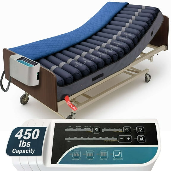 Proheal Low Air Loss Alternating Pressure Air Mattress with Pump - 36” x 80” x 8"