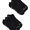 Black, variant on Reebok Men's Pro Series Low Cut Socks, 6-Pack