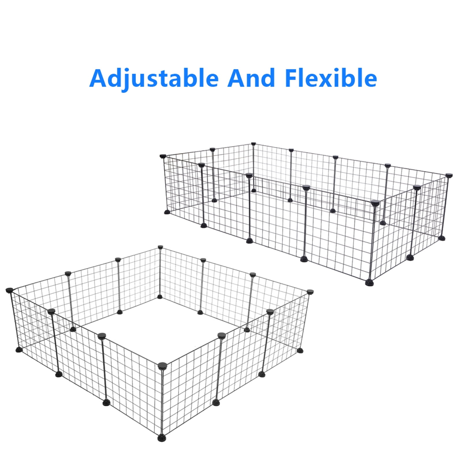 Private Jungle Pet Fence, Portable Large Metal Fence for Small Animals, 12 Panels, 14 X 14 Inches Private Jungle Pet Fence, Portable Large Metal Fence for Small Animals, 12 Panels, 14 X 14 Inches