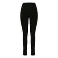 thumbnail image 5 of Jjayotai Womens Instantly Slims Stretchy Denim Pants, Stylish Solid High Waisted Skinny Jeans, Butt Lifting Jeggings with Pockets Black-2 S, 5 of 7