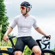 thumbnail image 4 of Santic - Maillot de ciclismo para hombre, manga corta, para bicicleta de carretera, transpirable, antideslizante, de secado rápido, con bolsillos reflectantes WM0C02156, 4 of 5