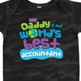 thumbnail image 4 of Inktastic My Daddy is the Worlds Best Accountant Boys or Girls Baby Bodysuit, 4 of 5