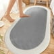 thumbnail image 5 of Fiudx Alfombras de Terciopelo Suave, Diseño Antideslizante, Absorción de Agua, Tacto Suave y Agradable, Ideal para Sala de Estar y Dormitorio, Multiusos, Lavable y Resistente, Tamaño 40 X 80 Cm., 5 of 6