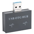 thumbnail image 2 of Paquete de 2 PC USB A / Micro USB 2 en 1 HUB USB OTG para teléfonos móviles y computadoras, 2 of 8