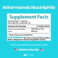 thumbnail image 3 of HealthFare Akkermansia Muciniphila Probiotic | 300 Billion AFU | 90 Vegan Capsules | Inulin Prebiotic for Gut Health & Digestive Support | Non-GMO, Gluten-Free | Made in USA, 3 of 7