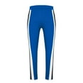 thumbnail image 6 of HOOMEUMY Men's Track Pants Striped Elastic Waist Trousers Straight Leg Comfy Sport Pants Loose Fit Leisure Jogging Bottoms Athletic Fitness Trackpants Blue M, 6 of 6