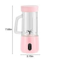 thumbnail image 3 of Chmadoxn Fruit and Vegetable Juicer, Portable Blender, Household Small Rechargeable Juicer Cup, Electric Mini Juicer, 6 Blades, Kitchen Gadgets, 3 of 9