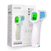 Thermometer, Digital Infrared Thermometer LED Display 3 Color Backlight Fever Alarm, 2 Modes Measure The Temperature of Body, Object Surface.