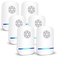 thumbnail image 1 of 6 Packs Ultrasonic Pest Repeller, Electronic Pest Repellent Plug in Indoor Pest Control for Insect, Roach, Mice, Spider, Ant, Bug, Mosquito Repellent for House, Garage, Warehouse, Office, Hotel Zhivalor Accesorios para acampar, 1 of 6