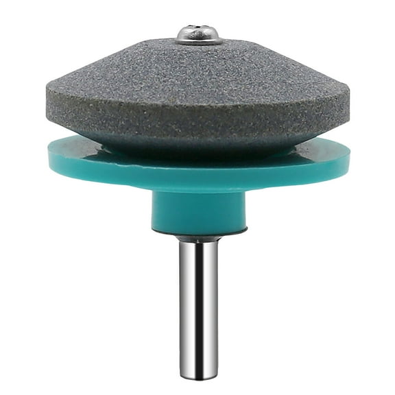 Lawnmower Dull Blade Sharpener Universal Lawn Mower for Power Hand Drill,Light blue,2.16*1.96 inch