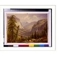 thumbnail image 2 of Historic Framed Print, The Yosemite Valley.L. Prang & Co., Bost., 17-7/8" x 21-7/8", 2 of 9