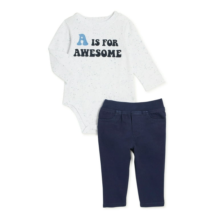 Garanimals Baby Boy Long Sleeve Mix Match Outfit Kid Pack Gift