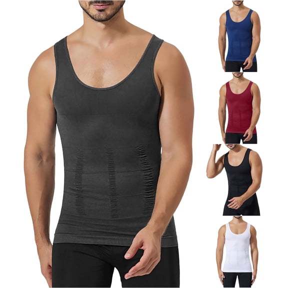 Men's Compression Vest Workout Tank Top for Gym Training and Undershirt Daily Wear
