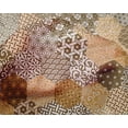thumbnail image 5 of oneOone Silk Tabby Tan Fabric Geometric Sewing Craft Projects Fabric Prints By Yard 42 Inch Wide, 5 of 6
