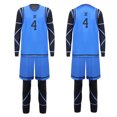 thumbnail image 1 of Jersey de bloqueo azul de Anime, ropa deportiva para Club de fútbol, disfraz de Cosplay de Isagi yoachi, Hyoma Chigiri Meguru Bachira, monos, chaleco, pantalones cortos, 1 of 3