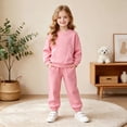 thumbnail image 5 of Xyant Boys Girls Tracksuits 2 Piece Set Kids Crewneck Long Sleeve Sweatshirts and Jogger Sweatpants with Pockets,Size 12-13 Years, 5 of 6