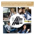 thumbnail image 3 of Cinturón De Seguridad De 3 Puntos Universal Retráctil,2 Sets, 3 of 8