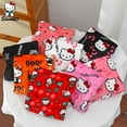 thumbnail image 3 of Pantalones largos de pijama Kawaii Sanrio Hello Kitty, Spiderman, pantalones casuales de algodón, pantalones de ocio para el hogar, pantalones para dormir, 3 of 4
