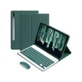 thumbnail image 1 of Keyboard Case with Wireless Mouse Combo for Samsung Galaxy Tab S8 2022 / Tab S7 2020 11 inch Model SM-X700/X706/T870/T875/T876, Smart Folio Cover with Magnetic Detachable Wireless Keyboard and Mice, 1 of 7